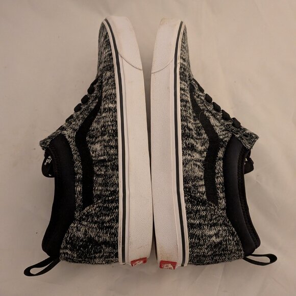 Vans Men's Ward Skate Shoes Size 9.5 Slip on Woven Gray Black - Picture 7 of 8